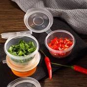 덮개가 통합된 소형 재료 상자 도시락통